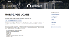 Desktop Screenshot of lending.centralbank.com
