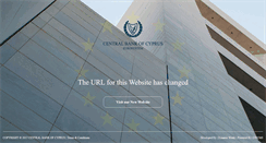Desktop Screenshot of centralbank.gov.cy