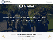 Tablet Screenshot of centralbank.com